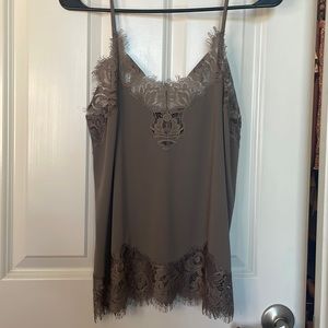 Mocha express lace tank top never worn